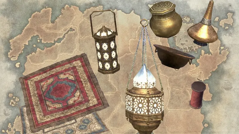 Как заработать на редгардской мебели в TESO